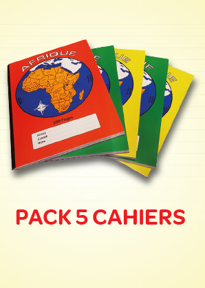 PACK 5 CAHIERS (200 pages)