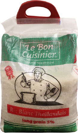 Riz long grain Le Bon Cuisinier 5 kg