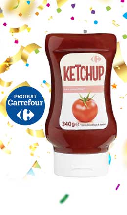 Ketchup souple Carrefour 360 g