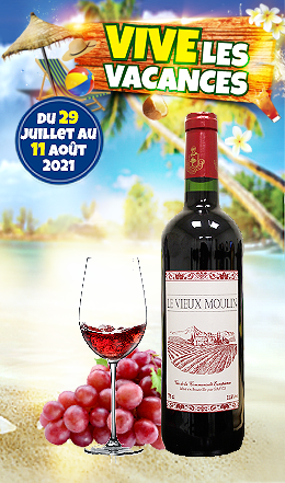 Vin Rouge Le Vieux Moulin, 75Cl