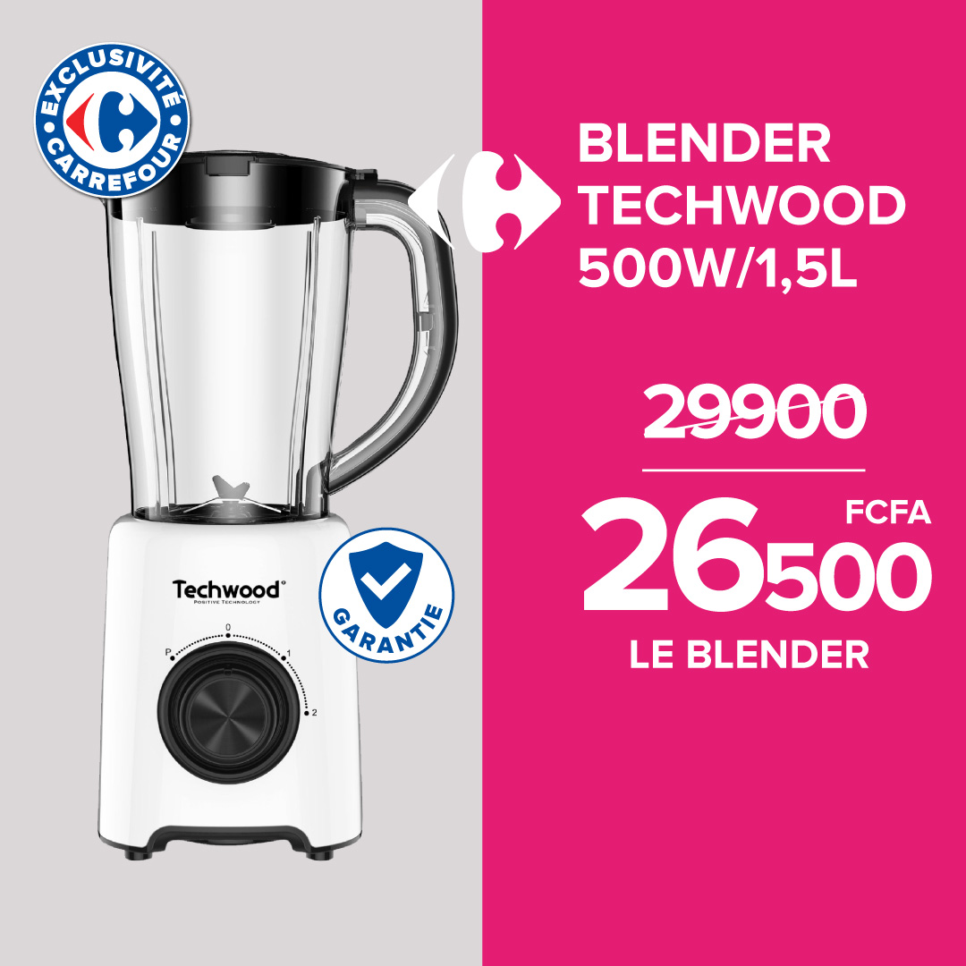BLENDER TECHWOOD 500W/1,5L