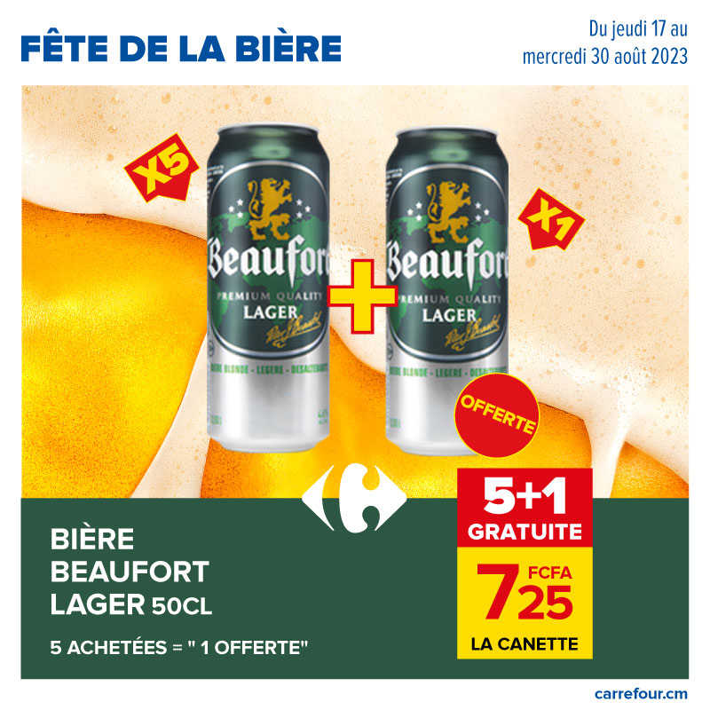 Canette Beaufort Lager 50 cl